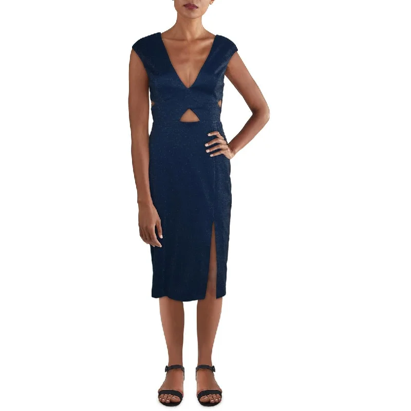 Aidan by Aidan Mattox Womens Metallic Criss-Cross Front Midi Dress Elegant Satin Button Midi Dress Aidan by Aidan Mattox Womens Metallic Criss-Cross Front Midi Dress Elegant Satin Button Midi Dress