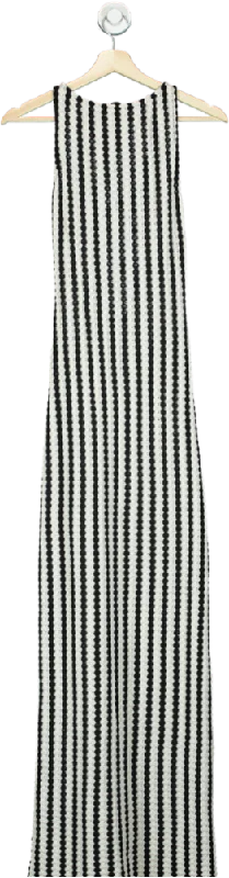 ASOS Black and White Striped Maxi Dress XS Comfortable Flowy Maxi Dress