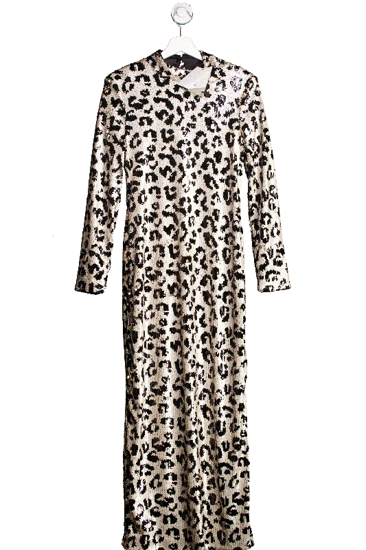 By malina Multicoloured Madelyn Open Back Sequin Maxi Dress UK 10 Cozy Ruffle Sleeve Maxi Dress By malina Multicoloured Madelyn Open Back Sequin Maxi Dress UK 10 Cozy Ruffle Sleeve Maxi Dress