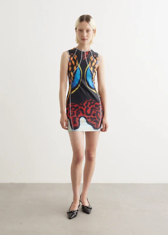 Latirus Mini Dress Cozy Wraparound Mini Dress