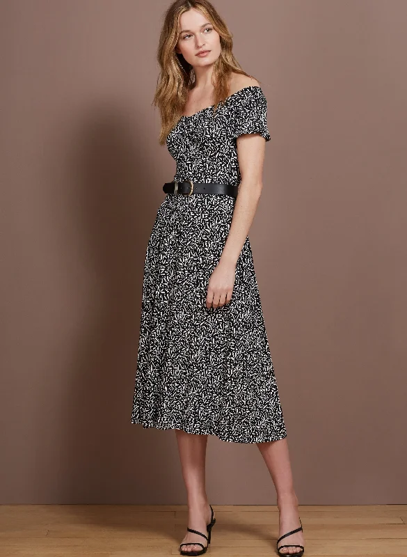Neesha Midi Dress Fashionable Plaid Midi Dress