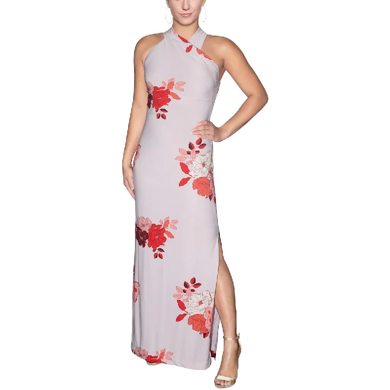 Rachel Rachel Roy Womens Pleated Long Maxi Dress Elegant Sleeveless Maxi Dress