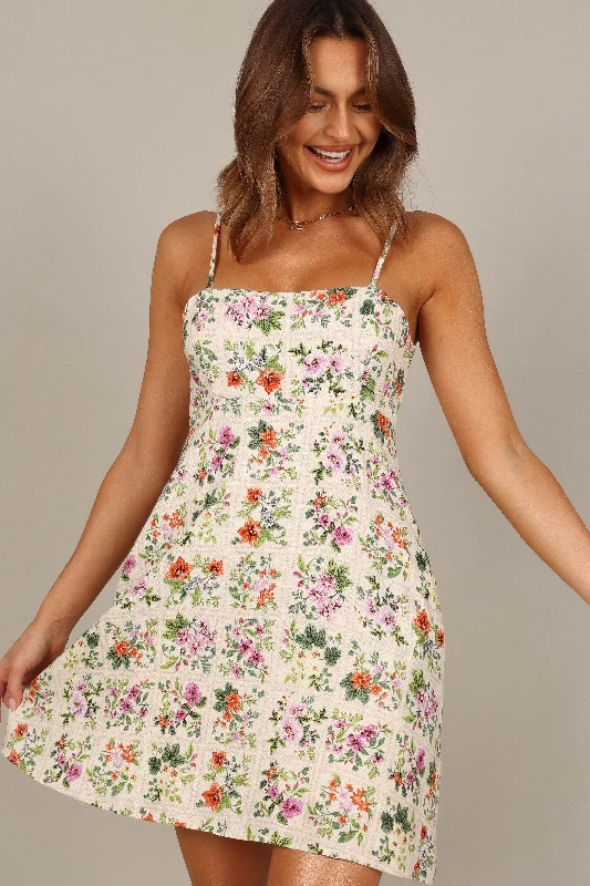 Steph Mini Dress - Floral