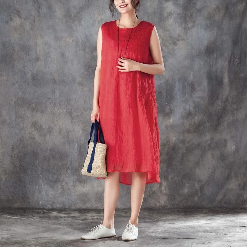 stylish silk linen cotton maxi dress plus size Women Round Neck Sleeveless Lining Red Dress Elegant Lace Maxi Dress stylish silk linen cotton maxi dress plus size Women Round Neck Sleeveless Lining Red Dress Elegant Lace Maxi Dress