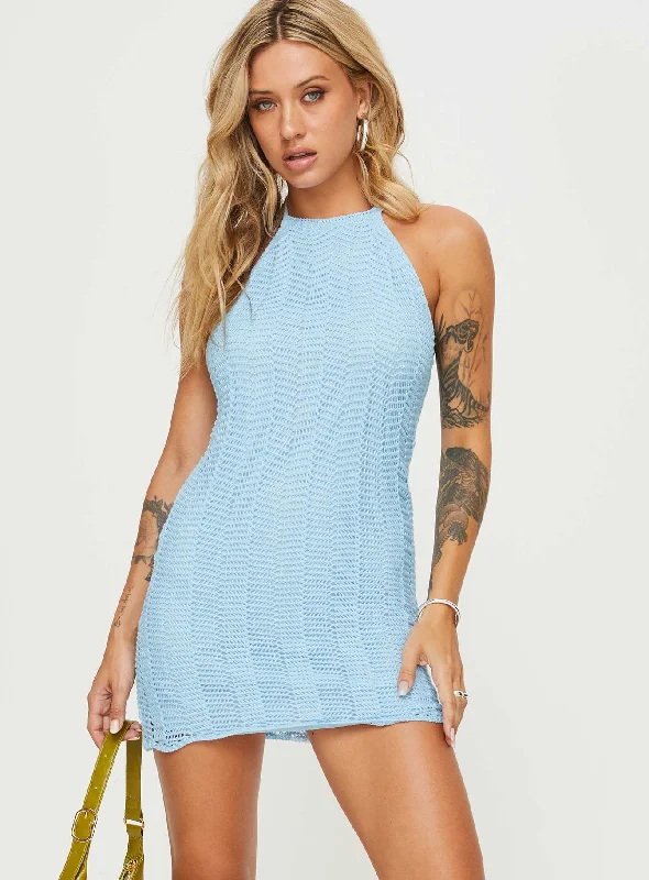 Talinga Mini Dress Blue