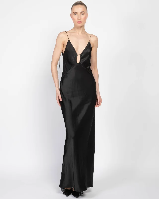Terrin Maxi Dress Comfortable Ruffle Hem Maxi Dress