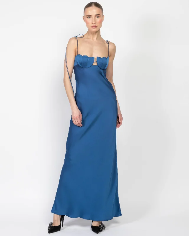 Tulip Maxi Dress Trendy Floral Print Maxi Dress