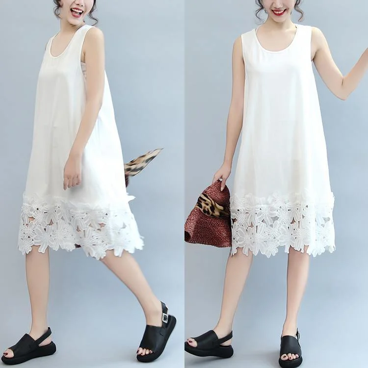 white casual cotton dresses plus size sundress sleeveless maxi dress Chic Sleeveless Maxi Dress white casual cotton dresses plus size sundress sleeveless maxi dress Chic Sleeveless Maxi Dress