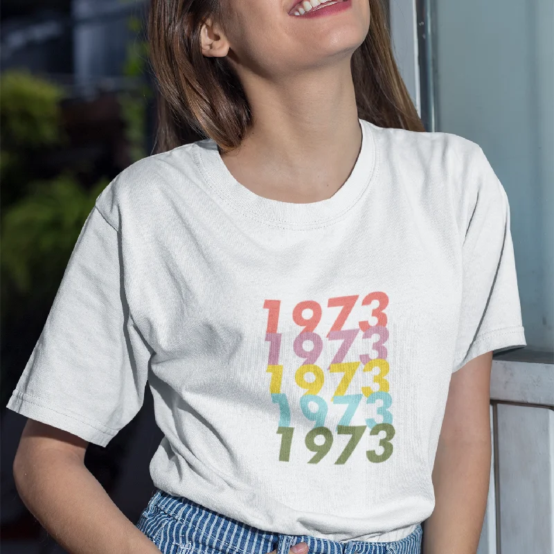 1973 Roe V. Wade Pro Choice Unisex T-Shirt Welt Pockets Slit Pockets Flap Pockets