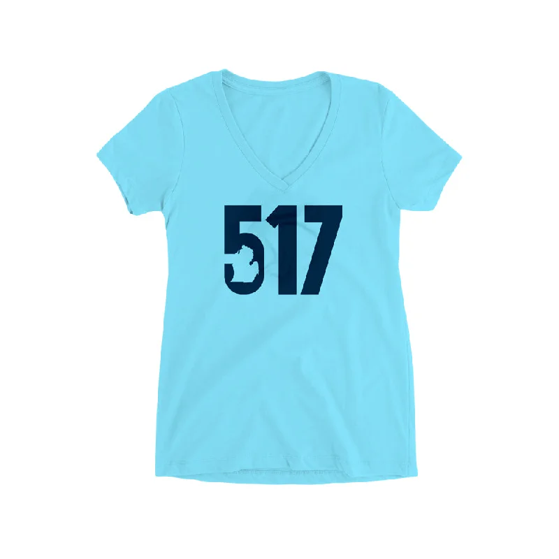 517 MI (Women's Tee) Fleece Fabric Down Fabric Feather Fabric