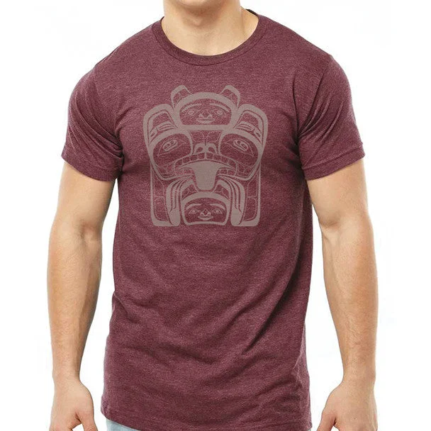 Bear Mother T-Shirt By Shoshannah Greene Basic T-Shirt Crew Neck Short Sleeve