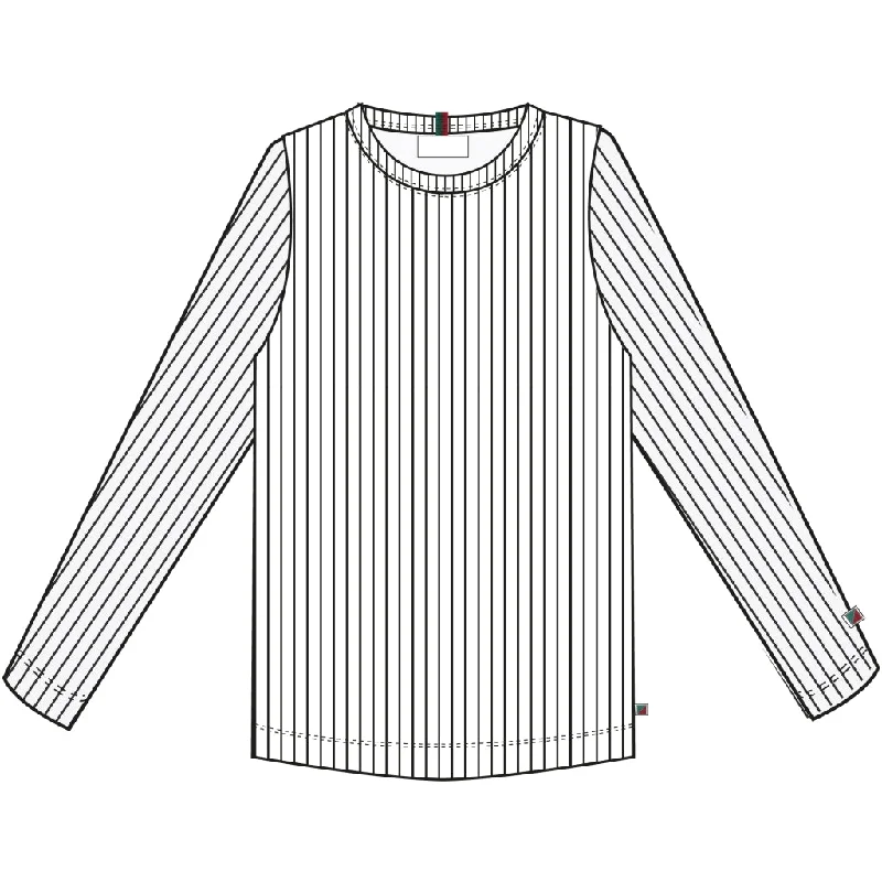Casal T-shirt - White Collared T-Shirt Boat Neck A-Line