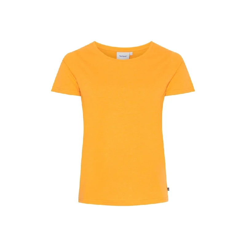 Cosima Organic Cotton Tee - Light orange Anti-Pilling Machine Wash Handmade