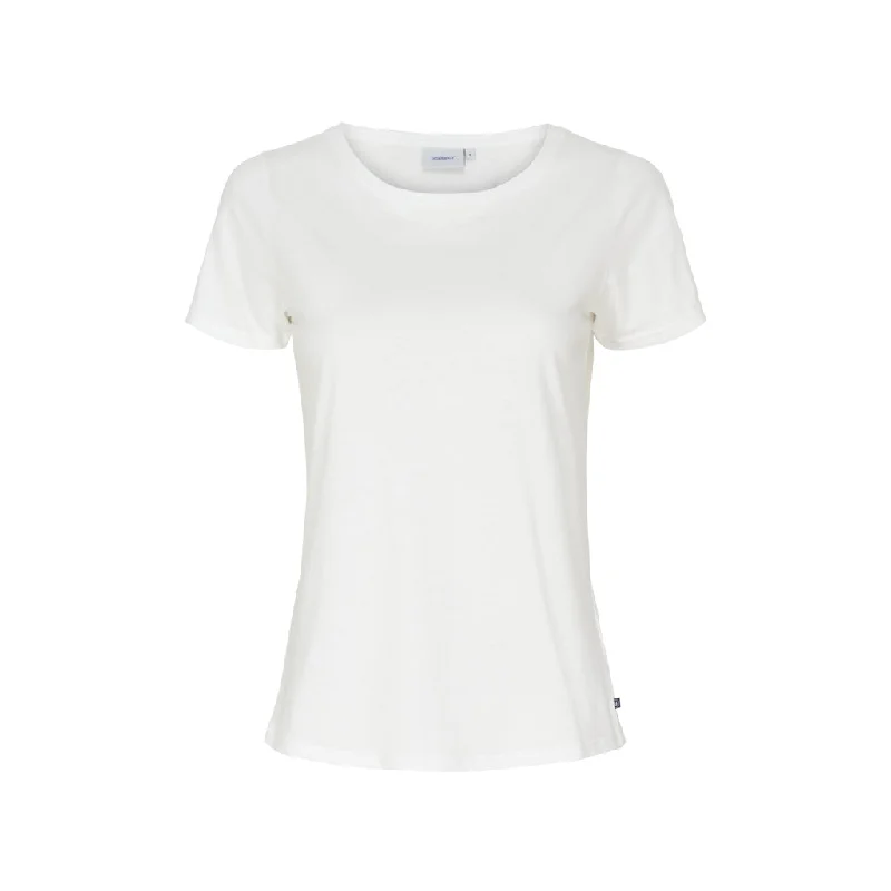 Cosima Organic Cotton Tee - Pearl Satin Fabric Silk Fabric Chiffon Fabric