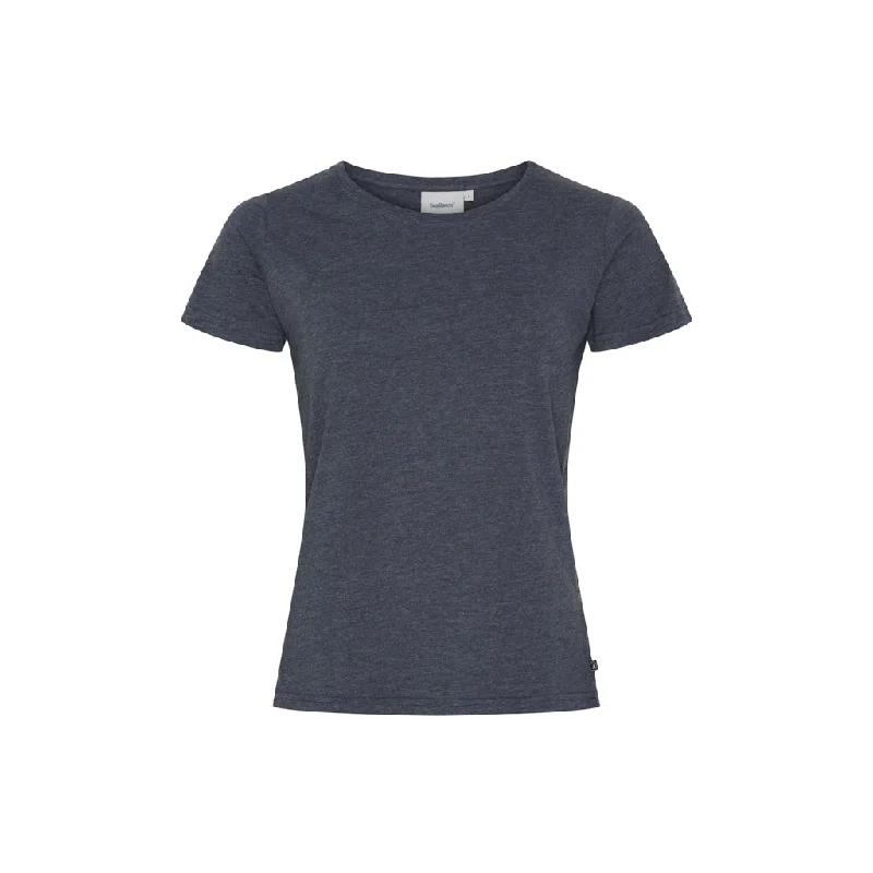 Cosima Organic Cotton Tee - SR Navy Modern Contemporary Chic