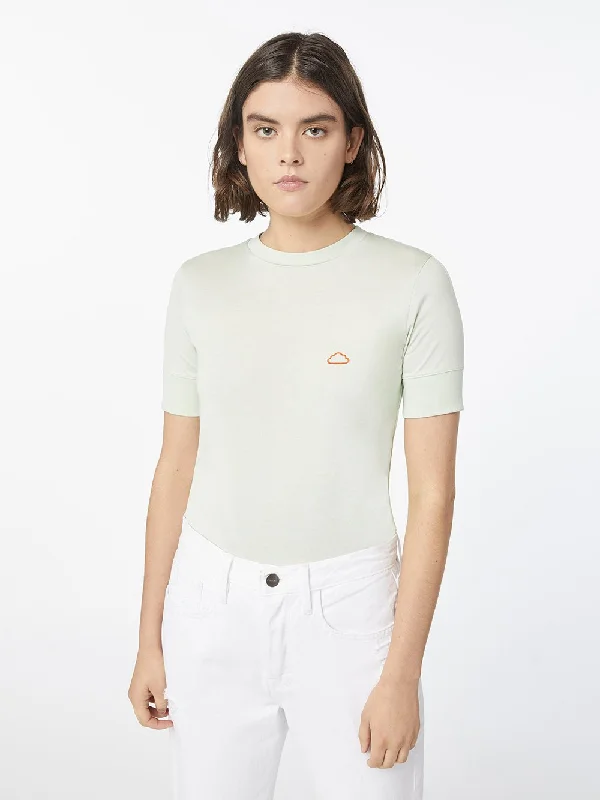 Easy 70s Tee -- Aloe Fleece Nylon Spandex