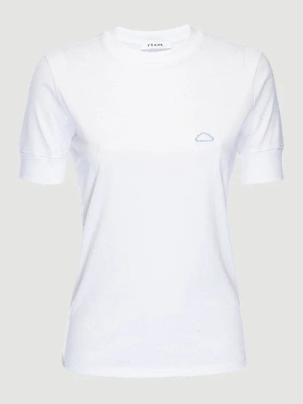 Easy 70s Tee -- Blanc Elegant Classic Vintage