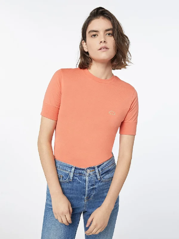Easy 70s Tee -- Sunkist Collared Crew Neck Turtle Neck