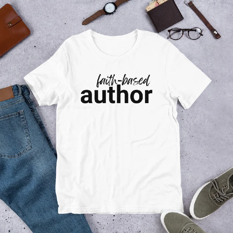Faith-Based Author - Unisex t-shirt Graphic Embroidered Appliqued