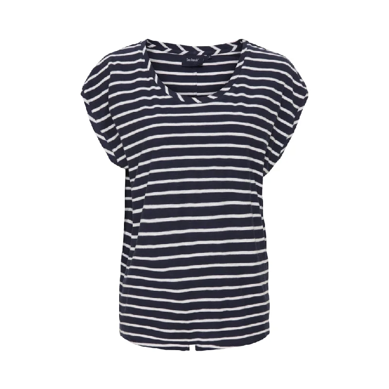Majse T-shirt - SR Navy Machine Wash Dry Clean Hand Wash