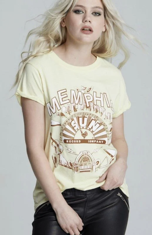 Recycled Karma Sun Records X Elvis Presley Memphis Fitted Tee Faux Fur Fabric Real Fur Fabric Shearling Fabric Recycled Karma Sun Records X Elvis Presley Memphis Fitted Tee Faux Fur Fabric Real Fur Fabric Shearling Fabric