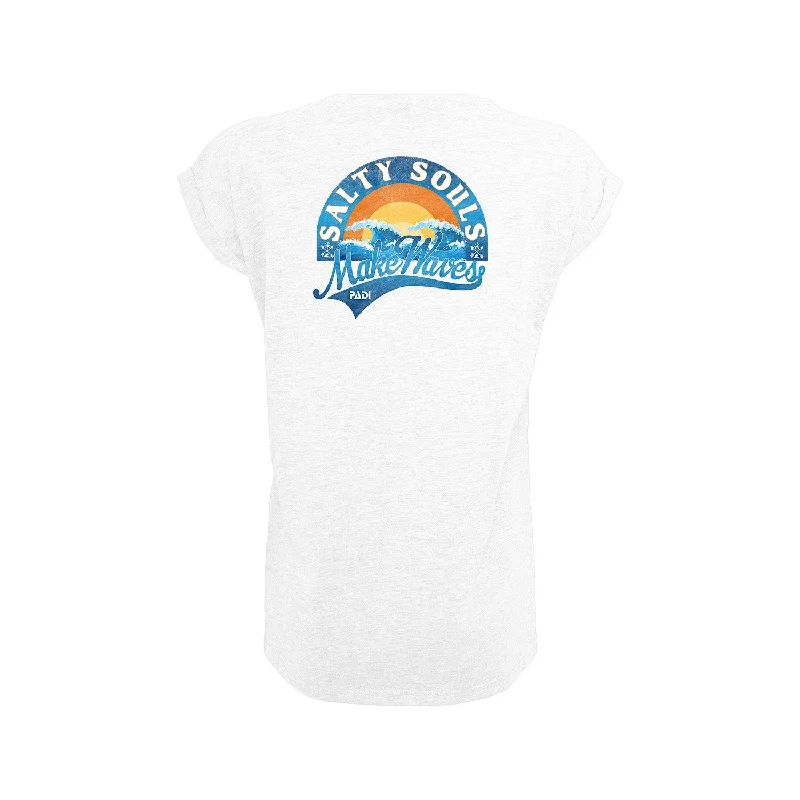 Salty Soul Women's Slouchy Tee Elasticated Padded Insulated