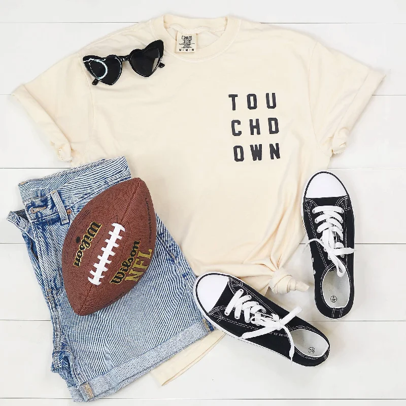 Touchdown T-shirt *final sale* Thin T-Shirt Open Front Quick Dry
