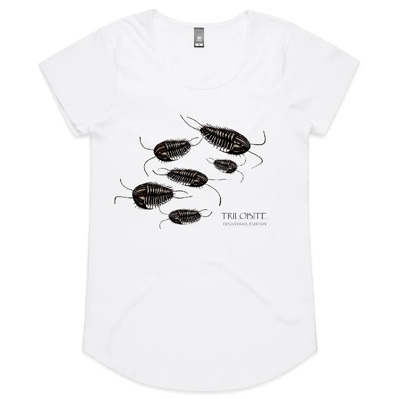 Trilobite - Womens Scoop Neck T-Shirt Elegant Classic Vintage