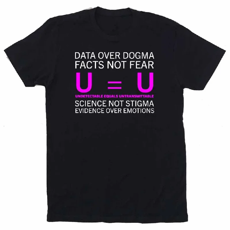 U equals U T-Shirt Anti-Pilling Machine Wash Handmade