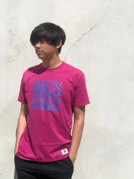 Unisex Printed In Alaska Fuchsia and Purple Eagle T-Shirt Spandex Blend Rayon Blend Denim Blend Unisex Printed In Alaska Fuchsia and Purple Eagle T-Shirt Spandex Blend Rayon Blend Denim Blend