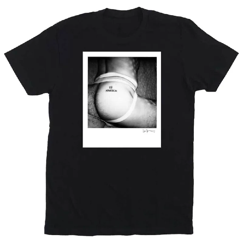 VIP Admission T-Shirt V-Neck T-Shirt Long Sleeve Cotton