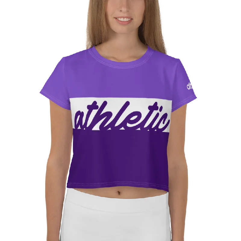 Women's Crop Tee - Tones Terry Blend Velvet Blend Canvas Blend