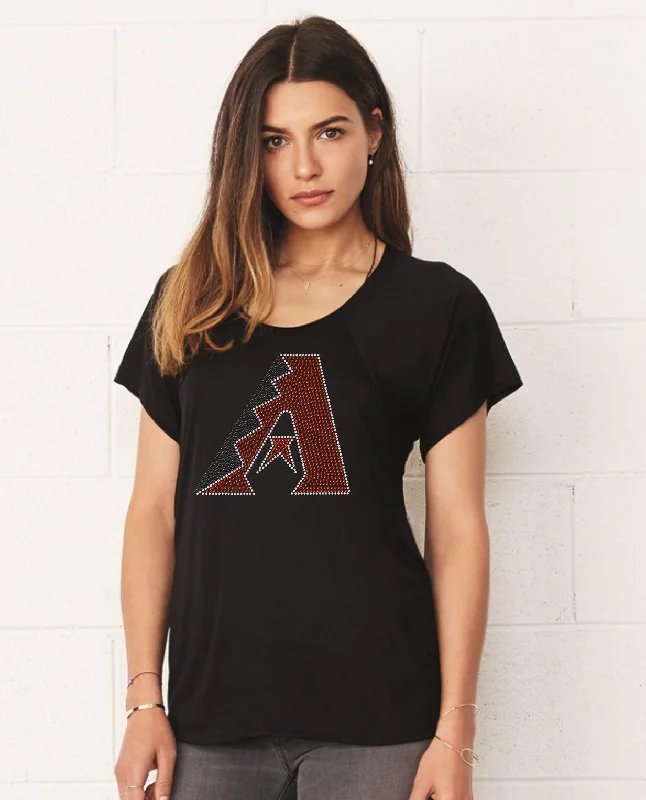 Women's Flowy Raglan Tee-bbf Jersey Fabric Tulle Fabric Batik Fabric