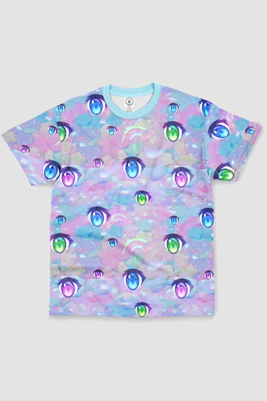 Anime Eye Pattern Unisex T-Shirt