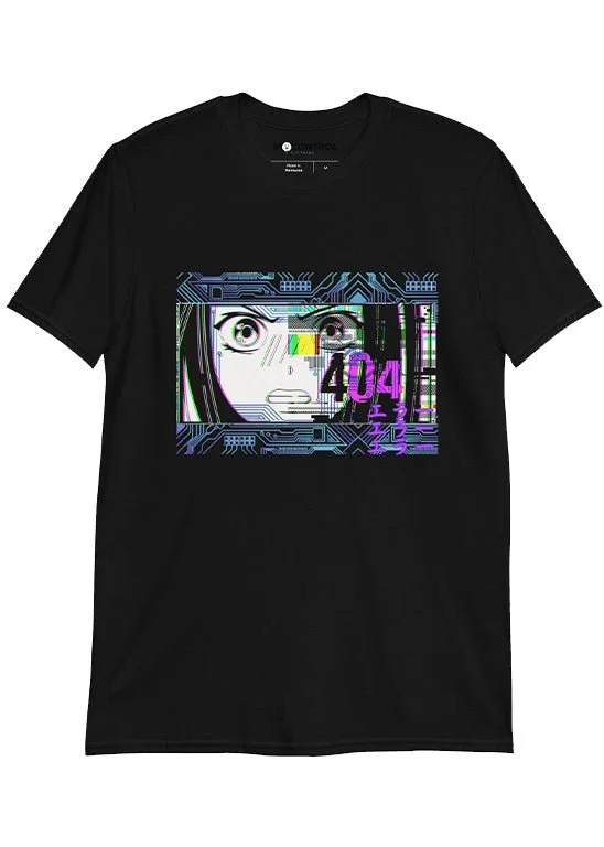 Cyberpunk Anime Glitch Unisex T-Shirt