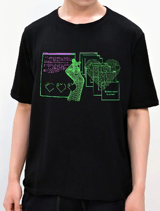 Internet Lover Graphic T-Shirt