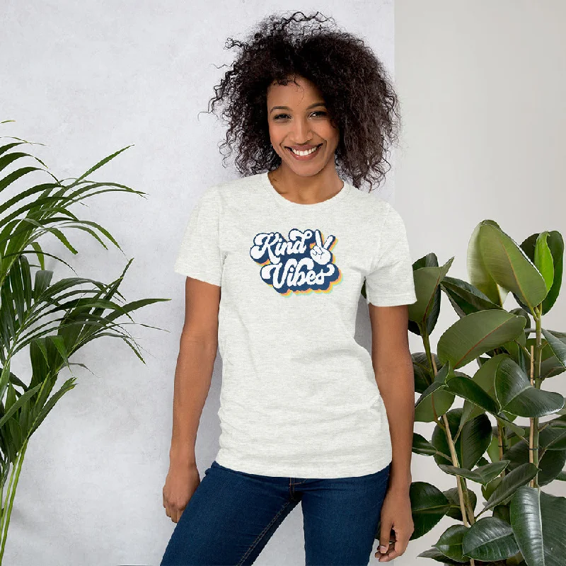 Kind Vibes Retro - Short-Sleeve Unisex T-Shirt