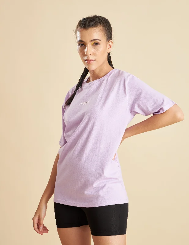 Women Oversized Training T-shirt Lavender