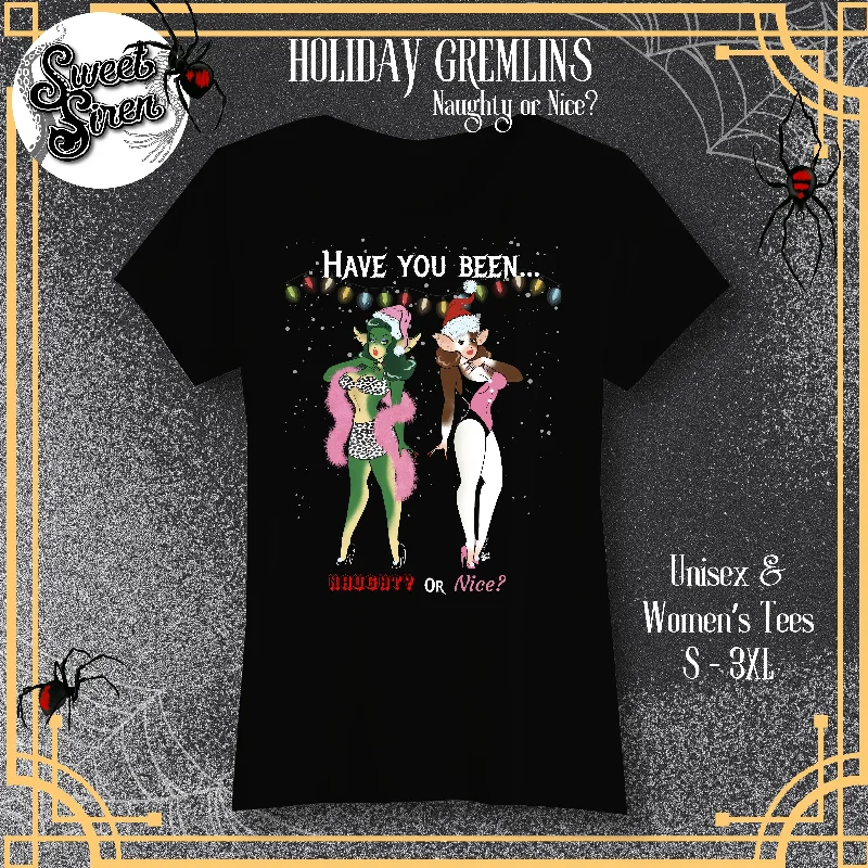 Naughty or Nice Gremlin Babes - Women's Tee