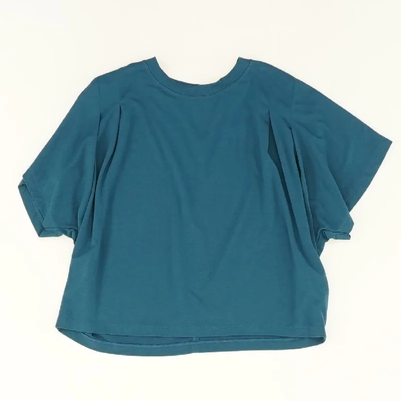 Teal Solid Active T-Shirt