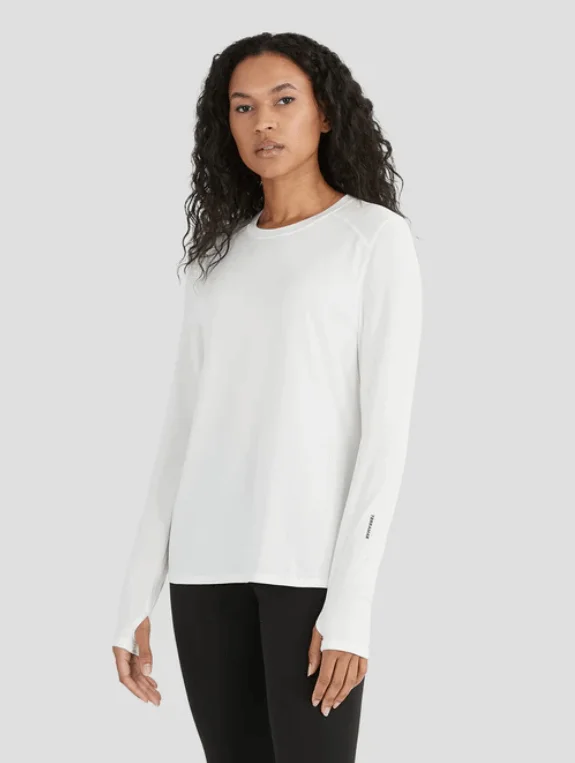 Women's Ventilator LS Performance Tee - White