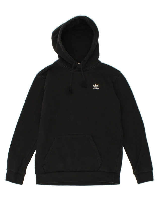 ADIDAS Mens Hoodie Jumper Medium Black Cotton Hoodie with Full-Zip Functional Layering ADIDAS Mens Hoodie Jumper Medium Black Cotton Hoodie with Full-Zip Functional Layering