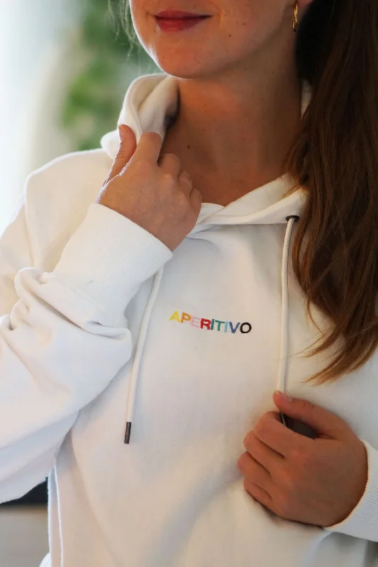 Aperitivo | Bestickter Bio-Baumwoll Frauen Hoodie