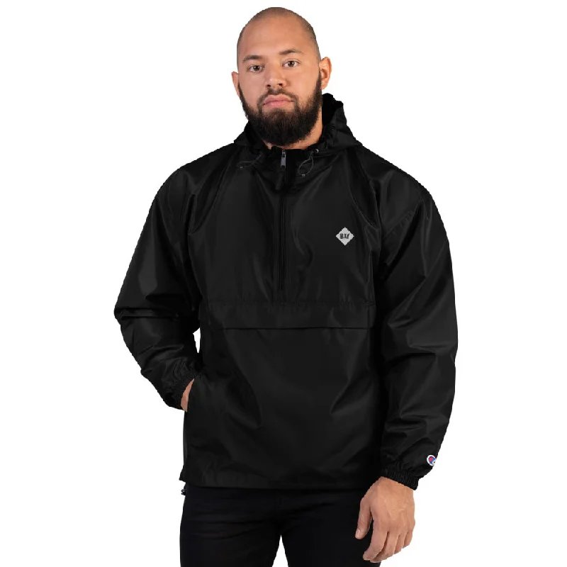 Bay Embroidered Champion Packable Jacket Print Jacket Jacquard Jacket Patchwork Jacket Bay Embroidered Champion Packable Jacket Print Jacket Jacquard Jacket Patchwork Jacket