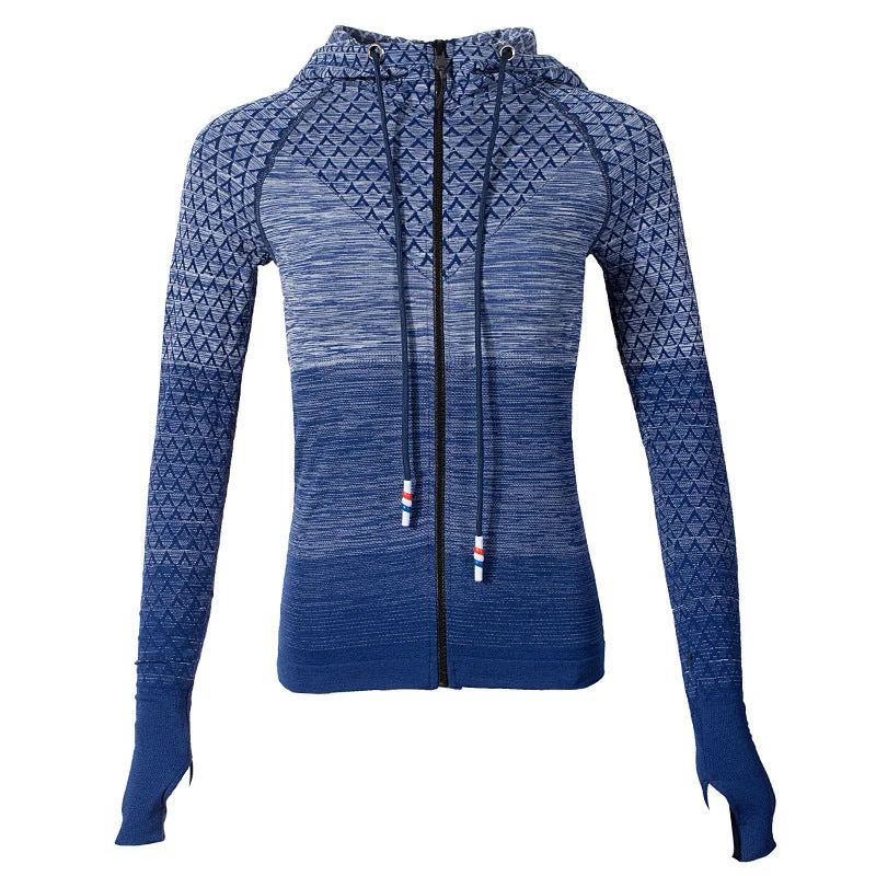 Bodybuilding Sport Hoodie Hoodie with Full-Zip Functional Layering