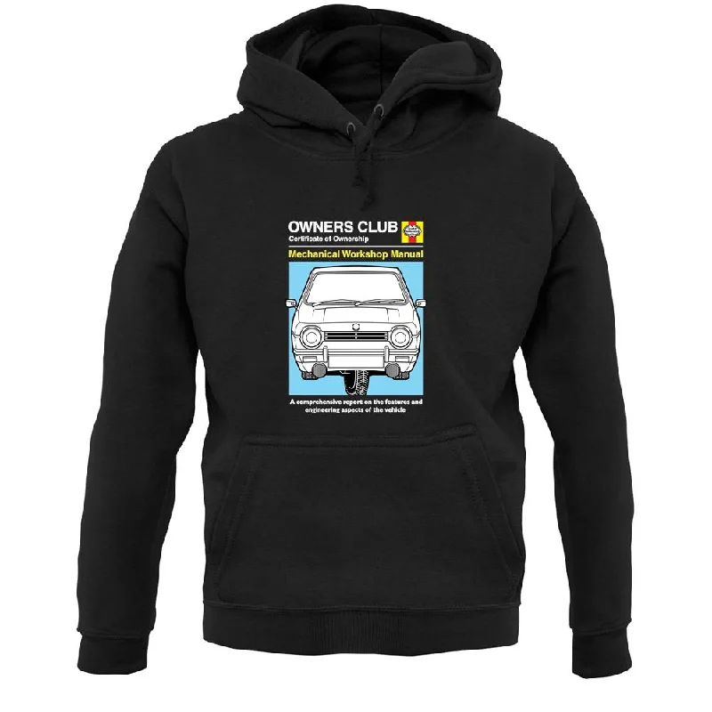 Car Owners Manual Reliant Robin Unisex Hoodie