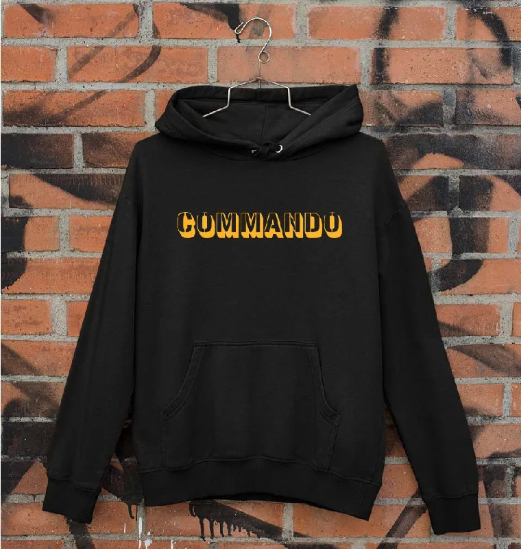 Commando Unisex Hoodie for Men/Women Hoodie with Bell Sleeves Flared Feminine