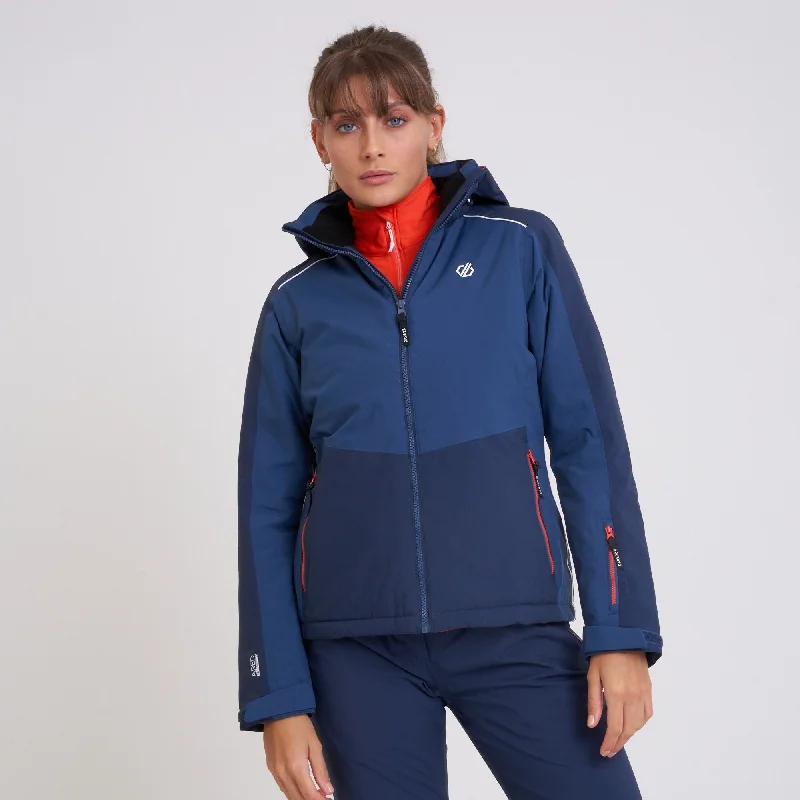 Dare2b Ladies Enclave II Ski Jacket -DARK DENIM Plaid Jacket Tartan Jacket Houndstooth Jacket Dare2b Ladies Enclave II Ski Jacket -DARK DENIM Plaid Jacket Tartan Jacket Houndstooth Jacket
