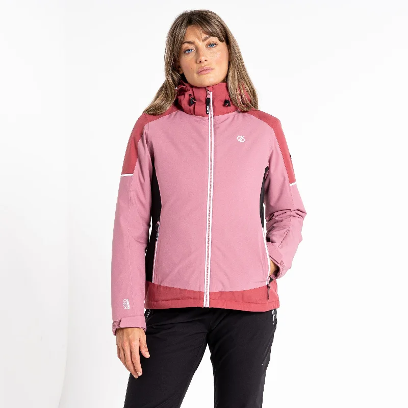 Dare2b Ladies Enliven Ski Jacket -ROSE Embroidered Jacket Appliqued Jacket Beaded Jacket Dare2b Ladies Enliven Ski Jacket -ROSE Embroidered Jacket Appliqued Jacket Beaded Jacket
