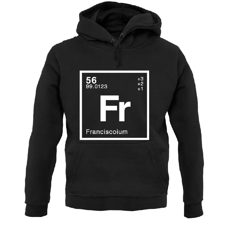 Francisco - Periodic Element Unisex Hoodie Hoodie with Set-In Sleeves Structured Classic Francisco - Periodic Element Unisex Hoodie Hoodie with Set-In Sleeves Structured Classic
